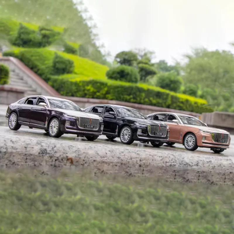 

Diecast 1:24 Scale Hongqi H9/HS9 Alloy Simulation Car Model Classics Adult Souvenir Gift Static Display