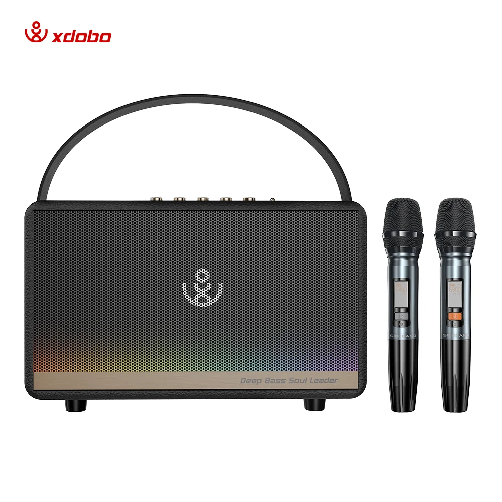 XDOBO Mirage 130W Wireless Bluetooth-altoparlante compatibile Deep Bass Soul Leader Home Karaoke Sound Box funzione Power Bank