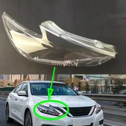 For Nissan Altima Teana 2016 2017 2018 Headlamp Lens Car Headlight Cover Glass Replacement Clear Front Lamp Auto Shell
