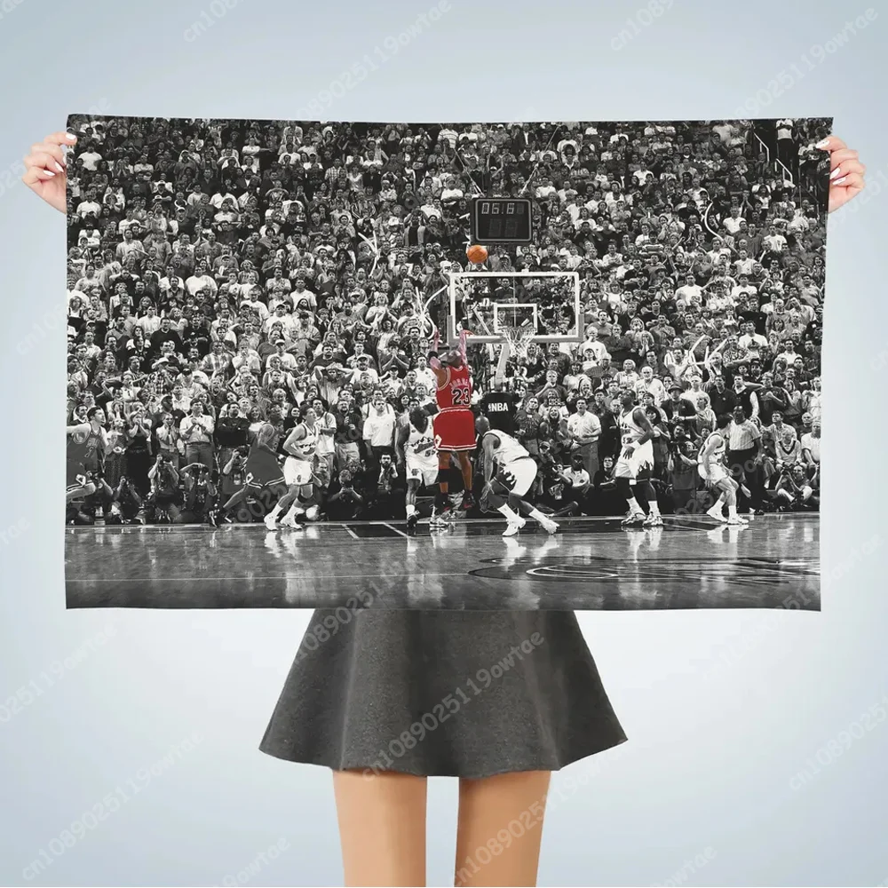 Popular 24 New Arrival Michael Last Shot Tapestry 3D Printing Men Women Jordan Basketball Bedroom Dorm Living Room Tapestry