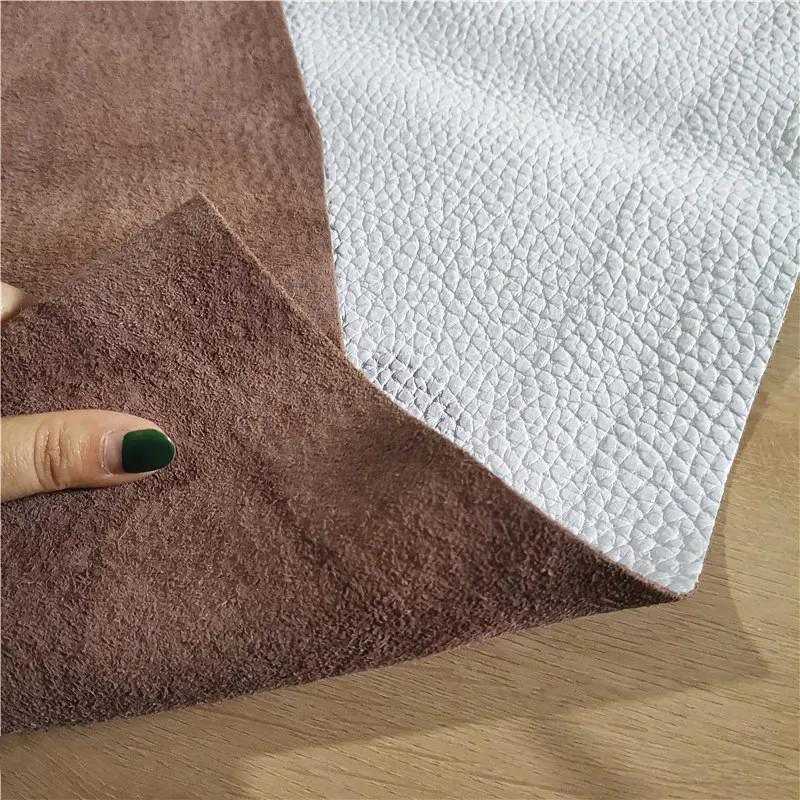 2.0mm, White Elephant Pattern Leather Fabric for Handmade Mat Sofa Seat, Thick Cushion Bag First Layer Cowhide