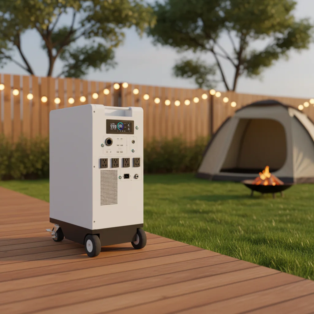 Large Capacity Silent Inverter and All in One Portable Solar Generator 5000w