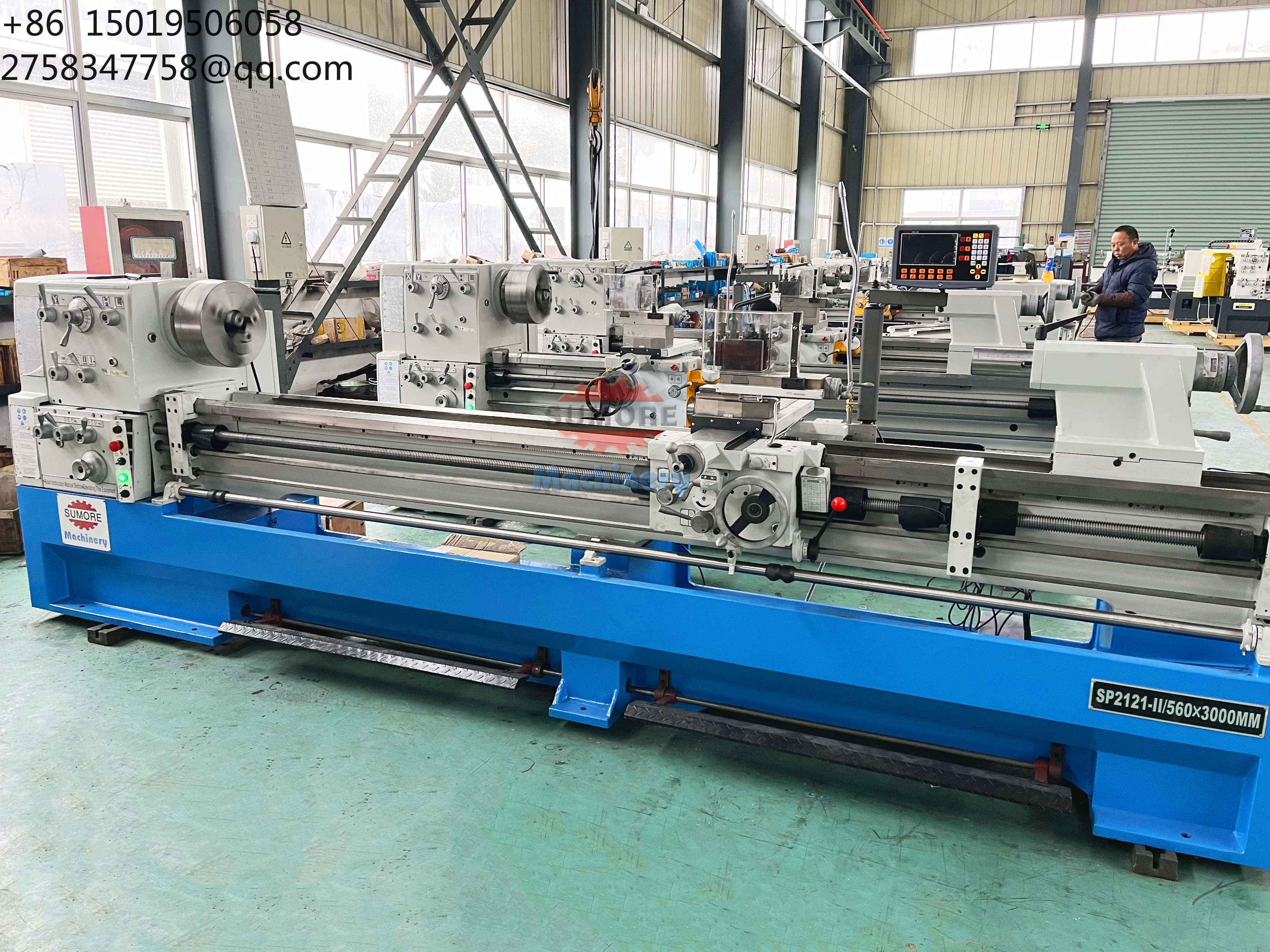 SUMORE Swing 660/800mm Lathe Shenyang Conventional Lathe Manufacturer Manual Lathe Metal Machine Sp2122
