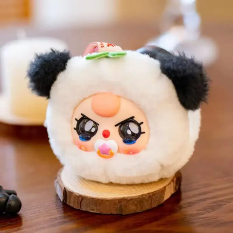 Baby Three Storage Pouches Series Blind Box Mysterious Box Cute Plush Bag Handmade Pendant Small Wallet Halloween Christmas Gift