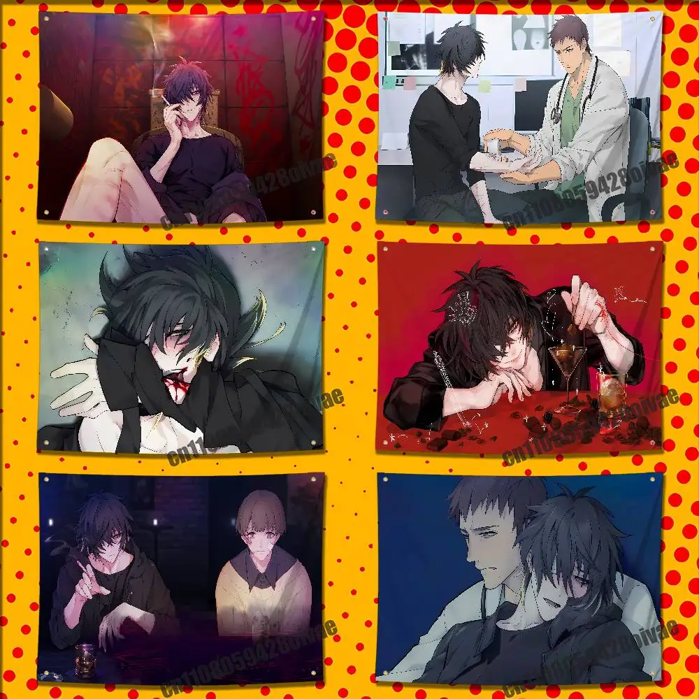 

Game Towa S-Slow Damage Flag For 50*70cm 60*90cm 60*110cm 80*120cm 100*150cm 150*200cm Camp Banner Tapestry