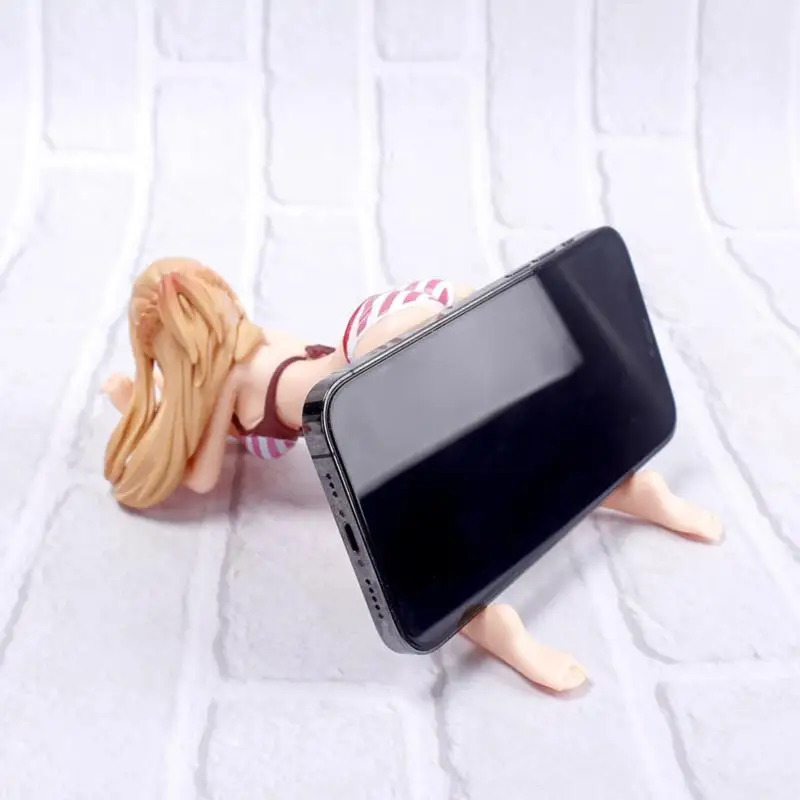 Phone Holder Cartoon Anime Bikini Beach Girl Car Interior Car Ornament Creative