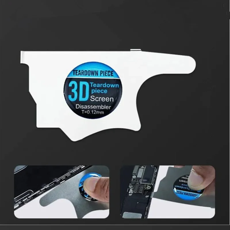 1/2PCS 3D Screen Disassembler Metal Pry Opening Tool For Mobile Phone Repair