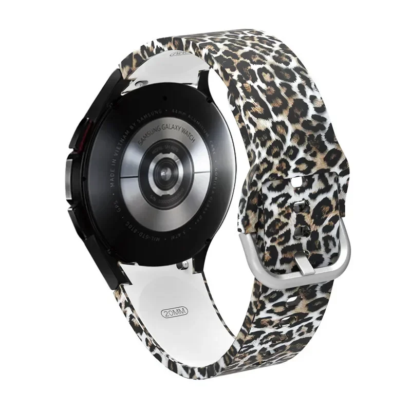 Curved End Strap For Samsung Galaxy Watch 4 40MM 44mm/ Classic 42MM 46mm Smartwatch Silicone Sport Bracelet Watch 3 Correa Belt