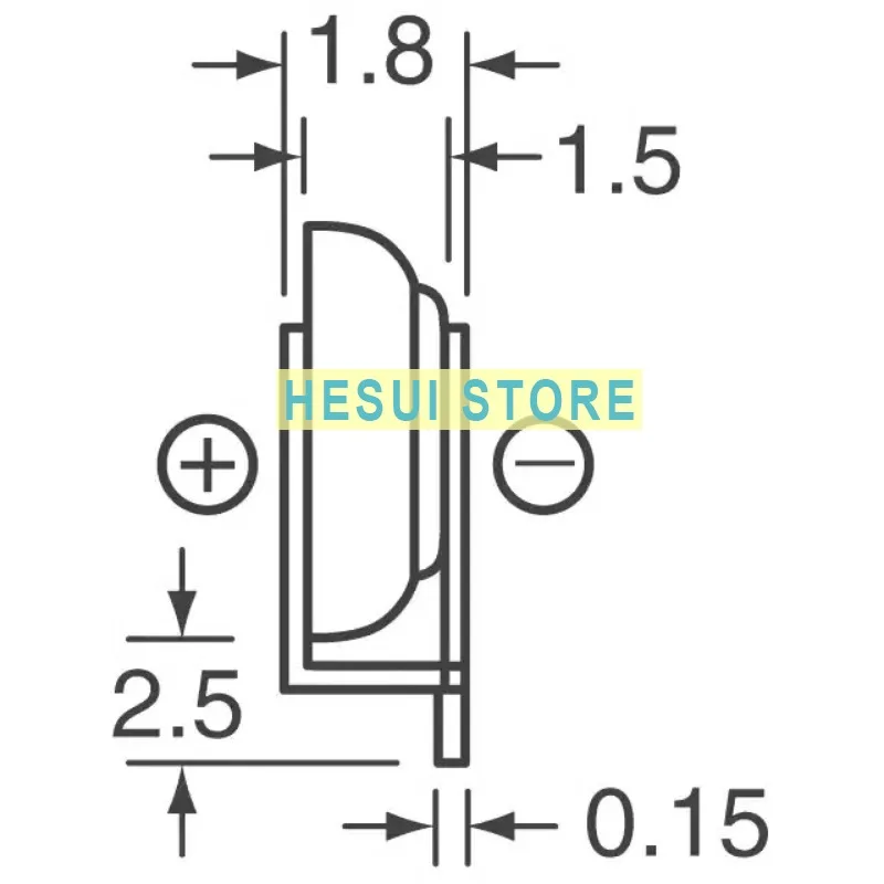 1/10 Uds 3,3 V 0,22 F chip condensador Farad DCK-3R3E224U-E DCK-3R3E224U supercondensador ultracondensador supercondensador
