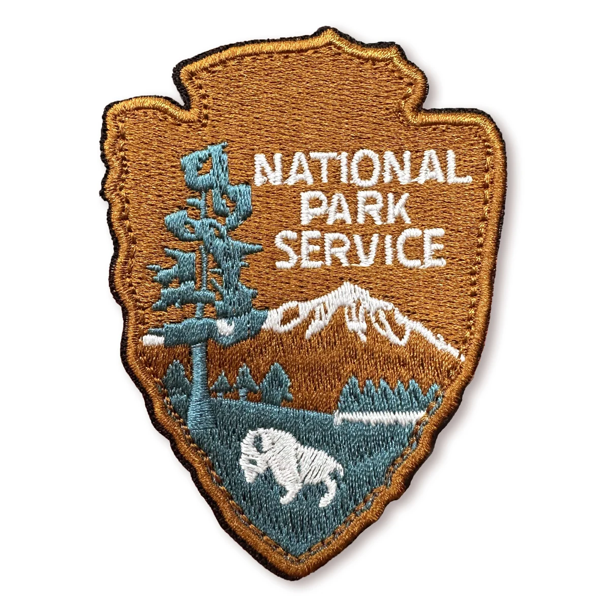 National Park Service Embroidered Patches for Clothing Iron on Jackets Adventure Nature Arm Badges Backpack Sewing DIY