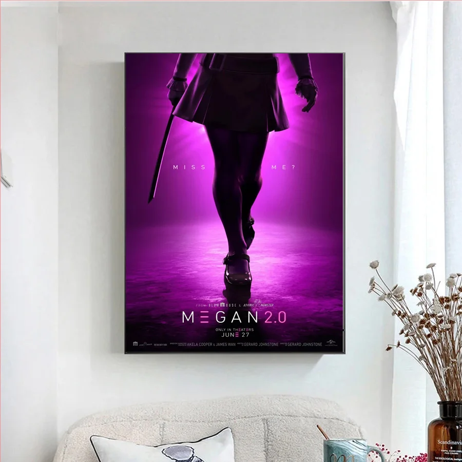 Печать плакатов 2025 M-Megan 2,0 фильм горячая новинка фильм HD настенная художественная картина холст живопись гостиная домашний декор