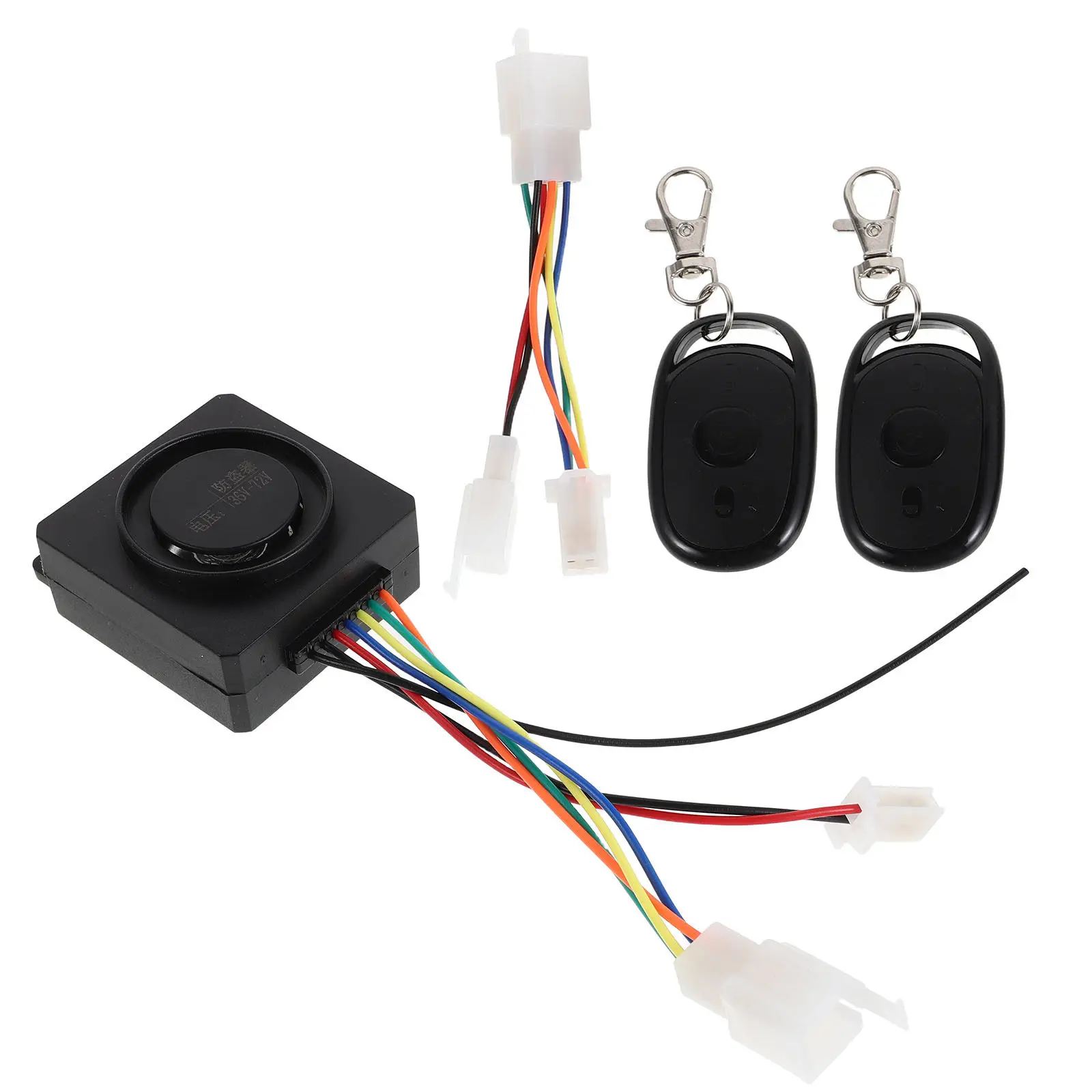 

1Set Motorcycle Anti-Theft Alarm for Electric Bikes Scooters High Sensitivity Remote Start Alarm Weather Resistant Relay Switch