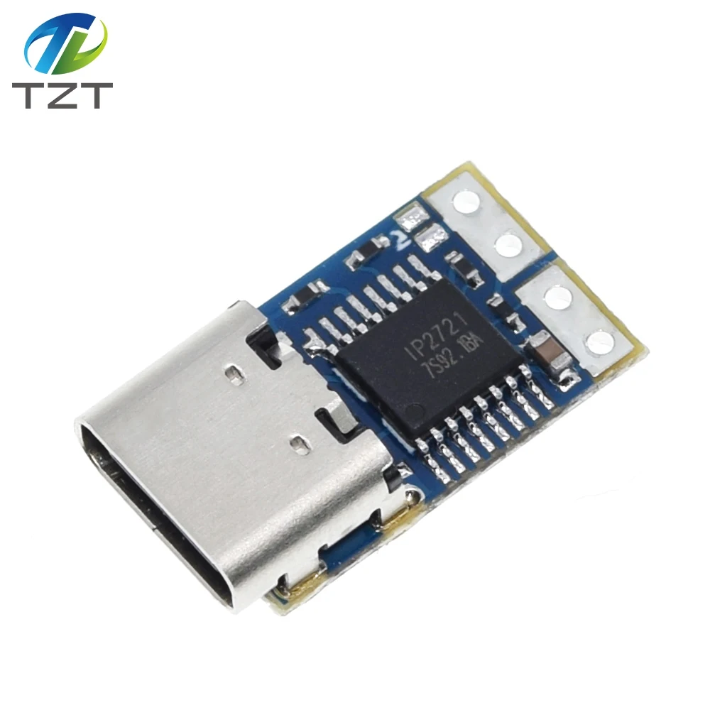 Type-C PD decoy module PD2.0 PD3.0 to DC DC trigger extension cable QC4 charger 9V 12V 15V 20V Fast Quick Charger Circuit Board image 3