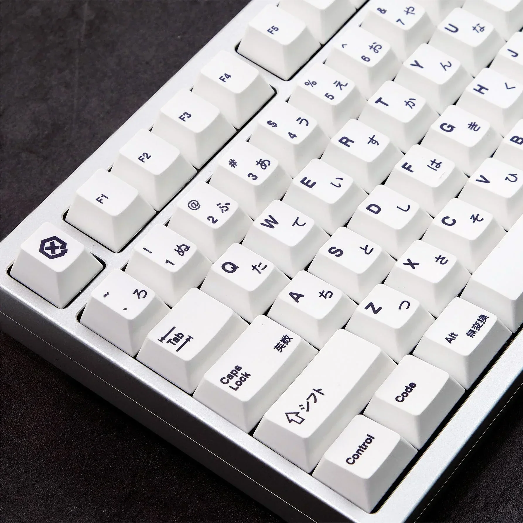 

Mechanical keyboard PBT material Sublimation keycap Minimalist white theme Original height 61/68/75/98