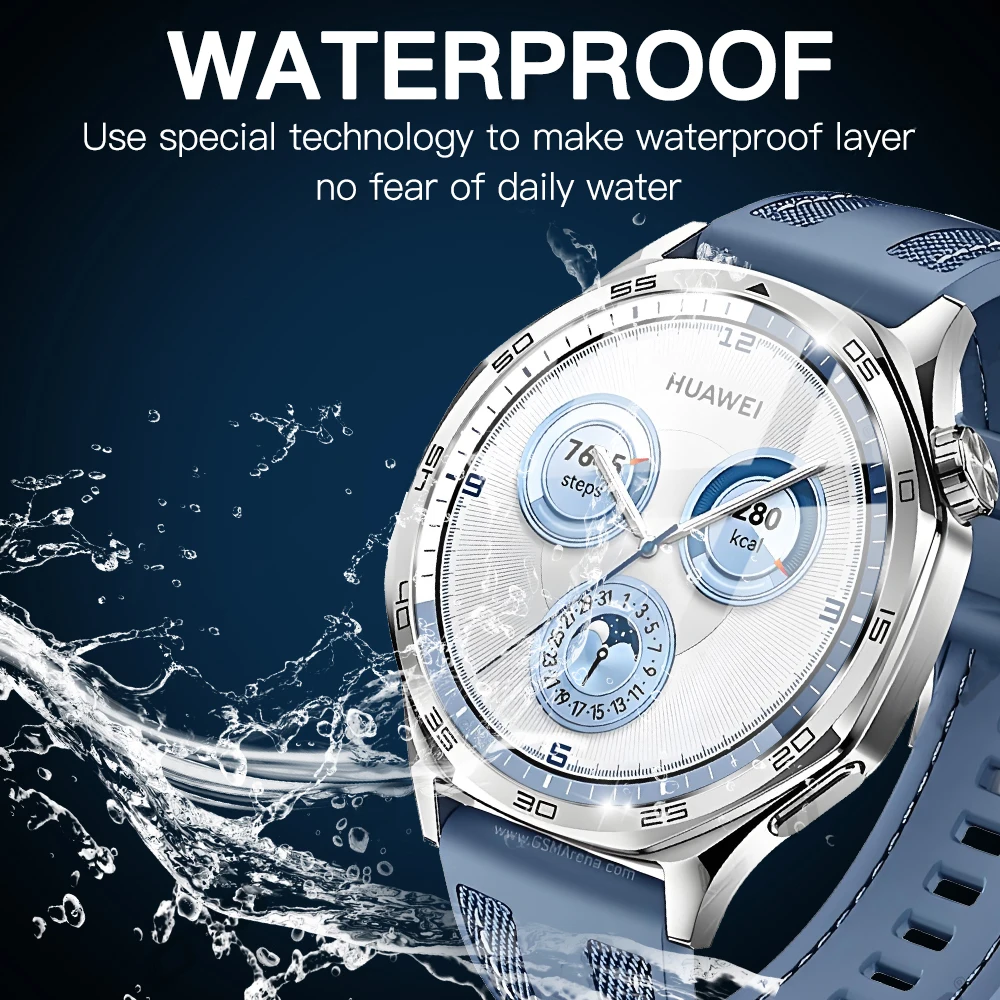 9H الزجاج المقسى لساعة هواوي GT 5 Pro 42 مللي متر 46 مللي متر واقي للشاشة الكاملة المضادة للخدش فيلم لساعة GT 5 41 مللي متر 46 مللي متر ملحق