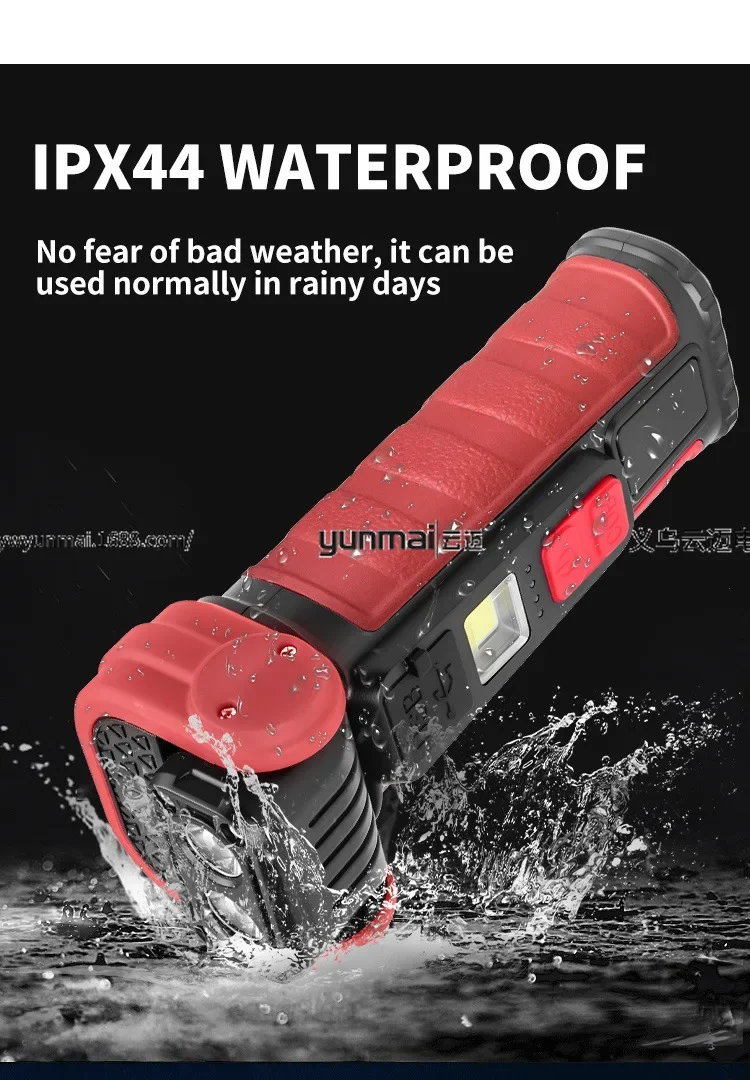 最新のcob作業灯、ペンクリップ付き磁気吸着、強力な緊急懐中電灯、多機能超高輝度検査灯