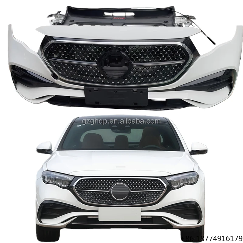 

Original Car Bumper with Radiator, Compatible with E-Class W214 Sport Edition Front Bumper Body Kit 2023-2025