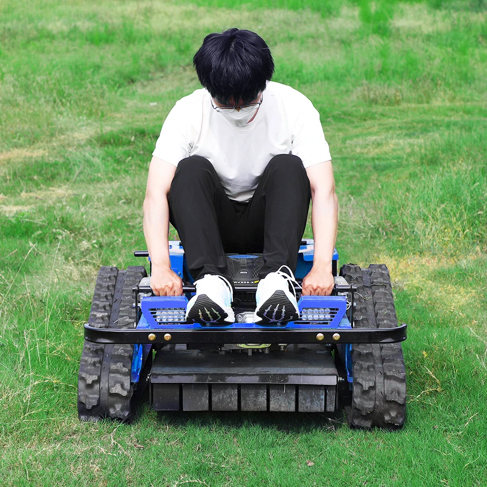 Vendas diretas da fábrica, cortador de grama com controle remoto no atacado de baixo preço, cortador de grama todo-o-terreno que aciste aos padrões de emissão Euro 5