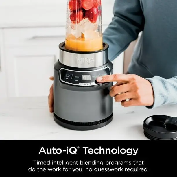 Nutri-Blender Pro с автоматическим IQ, 1000 Вт, персональный блендер, двигатель мощностью 1000 Вт обеспечивает лучшее смешивание