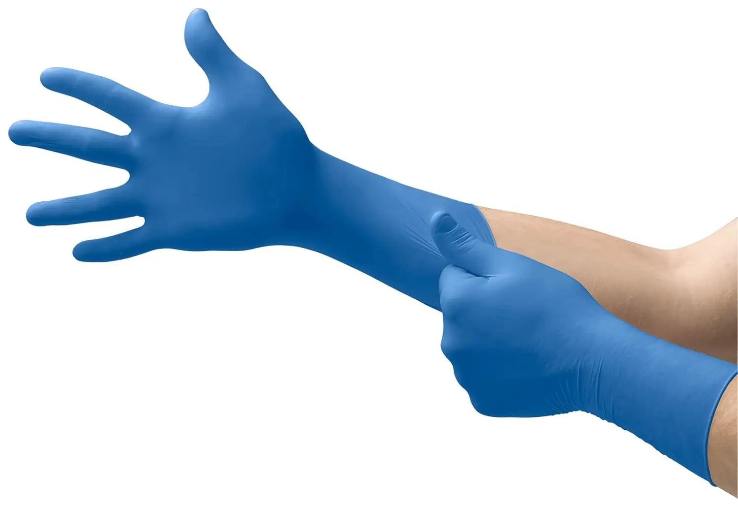 Microflex SafeGrip SG-375 Extra Thick Disposable Latex Gloves for Life Sciences, Automotive w/Textured Fingertips