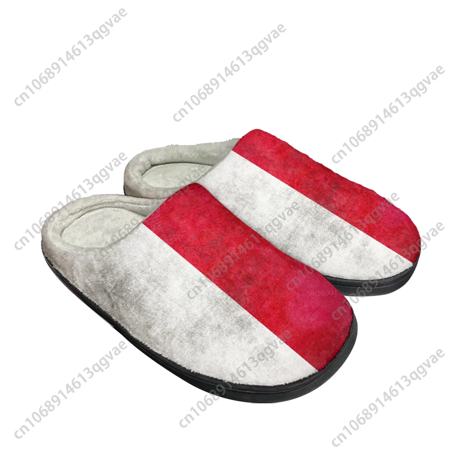 

Polish Flag Home Cotton Custom Slippers Mens Womens Sandals Poland Plush Bedroom Casual Keep Warm Shoes Thermal Slipper