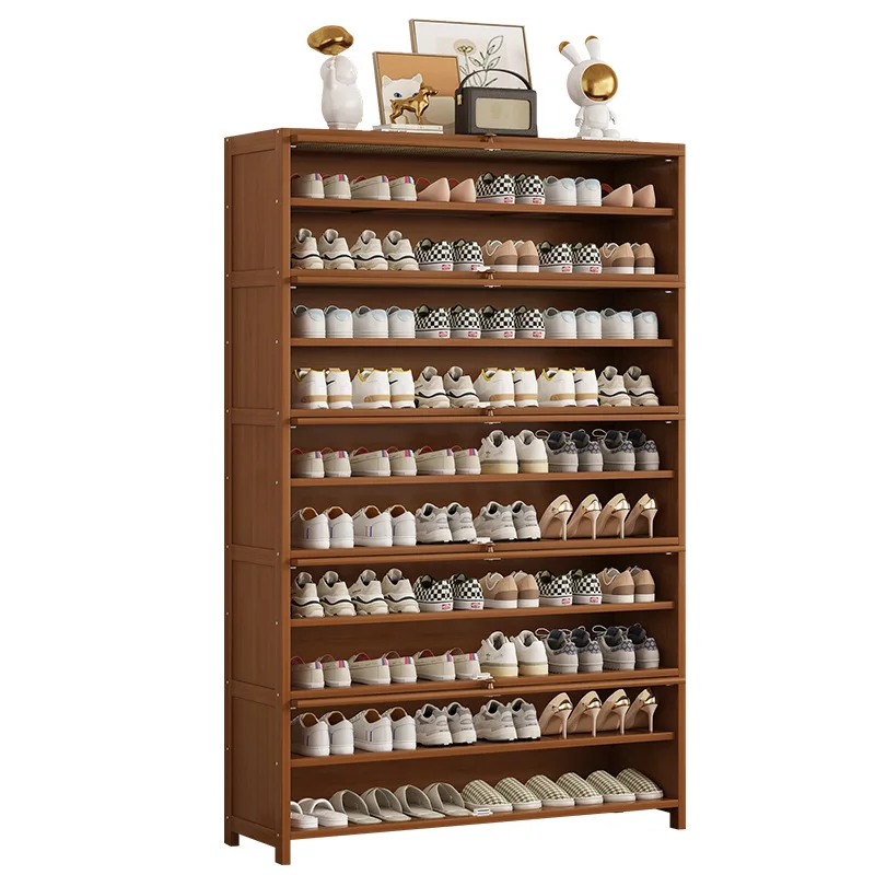 

Shoe rack door large capacity simple dust shoe cabinet integrated cabinet household multi-layer shoe storage