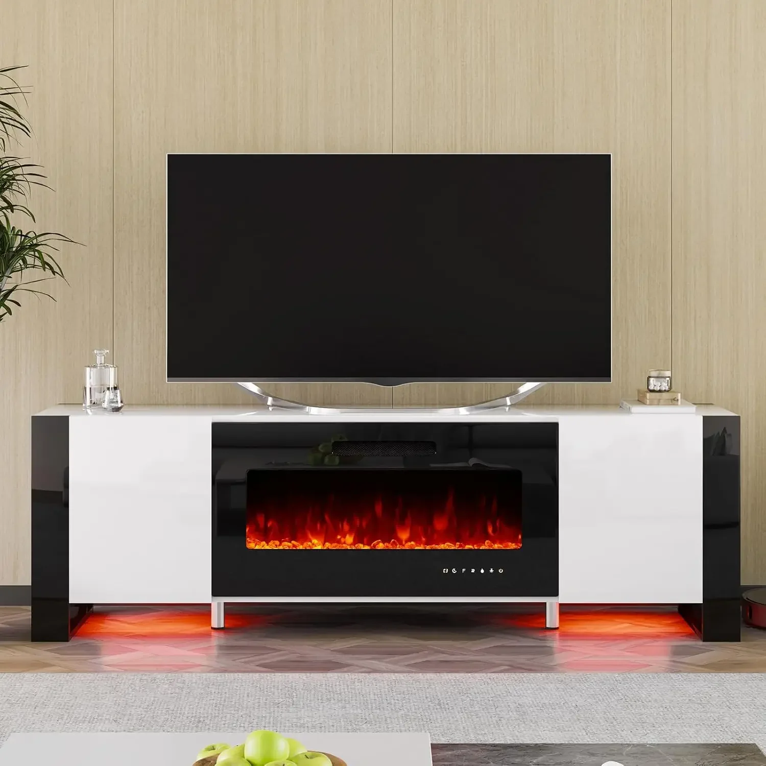 Fireplace TV Stand with 36