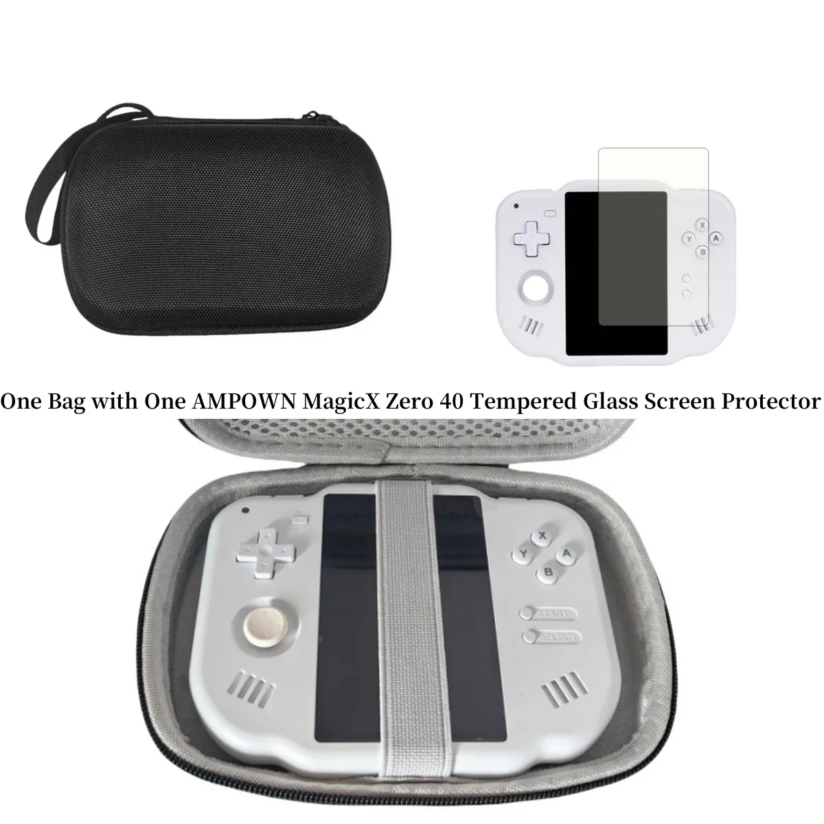 Portable Handheld Carry Case For AMPOWN Zero 40 Game Console Bag