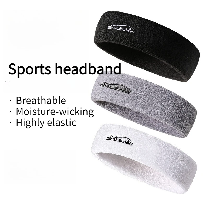 

1pc Sports Headband Sweatband Anti-Sweat Headband Sweat-Absorbing Headband Basketball Running Yoga Fitness Outdoor
