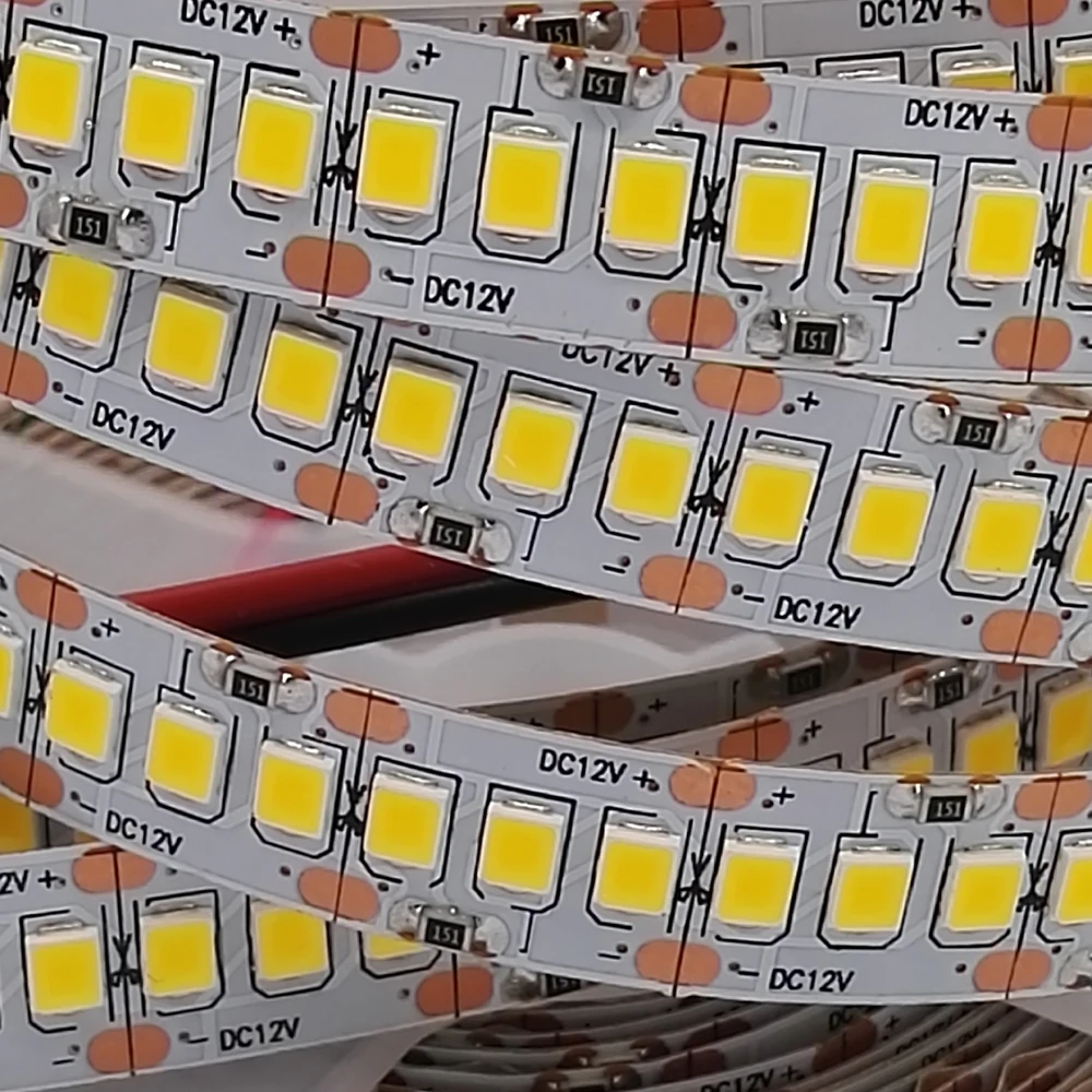 LED Strip 2835 SMD 240 led/m, Super Bright Led Tape Light DC 12V 24V White/Warm White Red Blue Green  Color,5m/lot