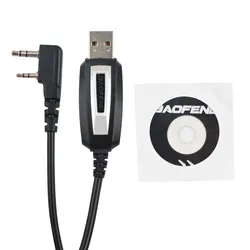 Baofeng walkie talkie usb programmierung kabel w/cd laufwerk für UV-17Pro gps UV-5RH UV-5R UV-82 BF-888S quan sheng UV-K5(8) UV-K5