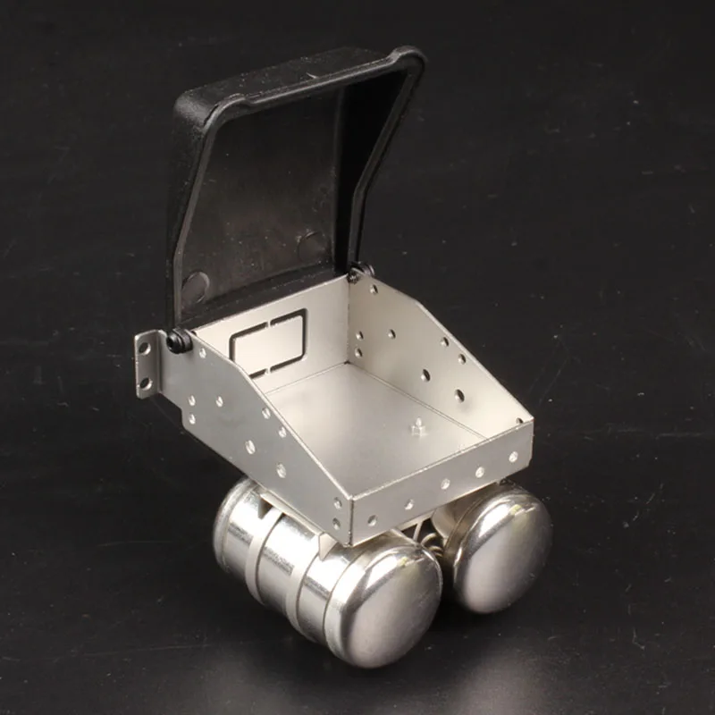 1:14th Scale Metal Simulation Battery Box Decoration for Tamiya RC Truck SCANIA 770S R620 VOLVO BENZ Arocs MAN TGX Car