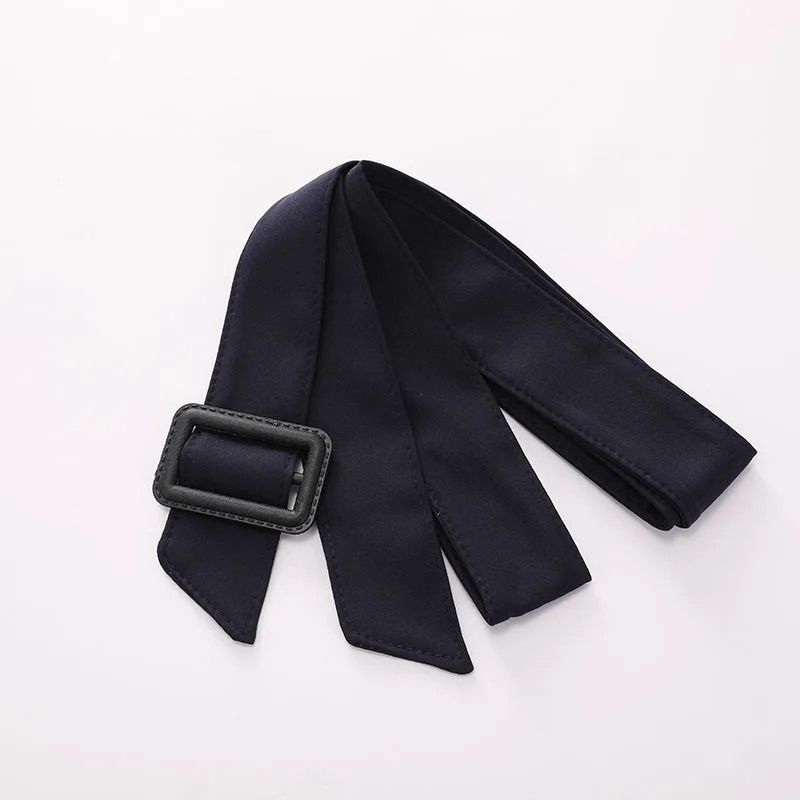 Cintura da donna Giacca a vento decorativa alla moda Abito casual Versatile con fibbia Anello in tessuto Vita larga con sigillo in vita