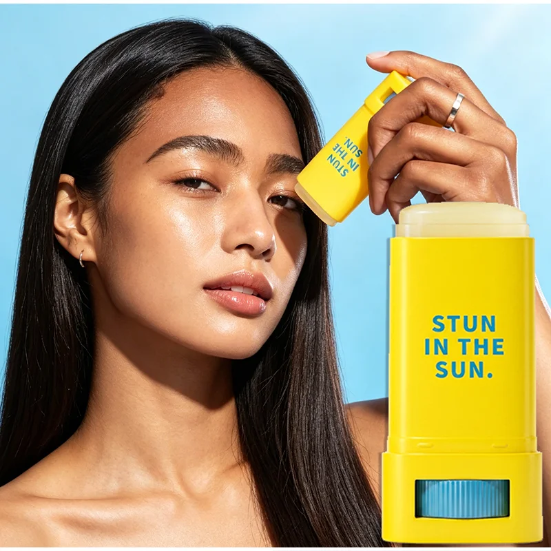 SPF50+ Sunscreen Cream Non-Greasy Face Body Sun Protection Lotion Moisturizing Skincare Stick Oil-Free Hydrating Refreshing
