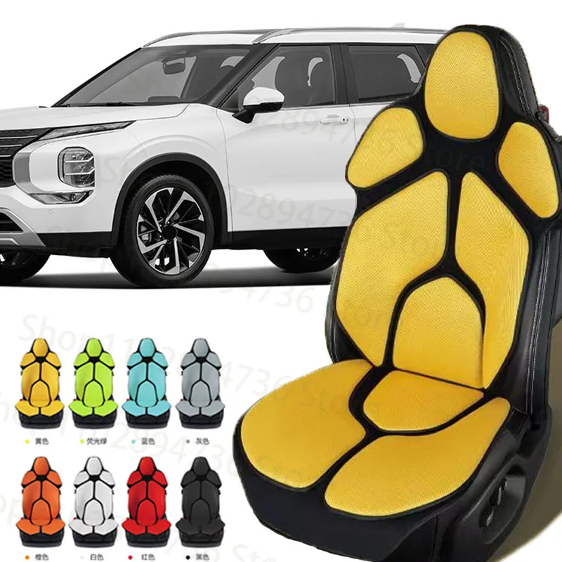 FOR Mitsubishi Outlander Cushion Car Seat Chair Back Mesh Lumbar Back Brace  Massage Back Pad Support Home Office