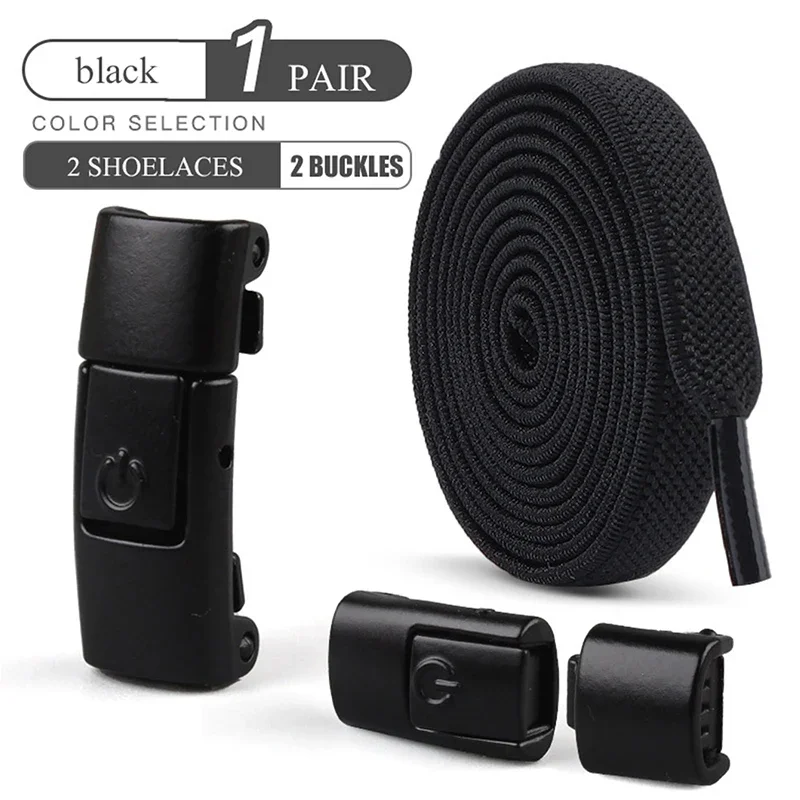 8mm Schnürsenkel ohne Binden mit Metall-Druckverschluss, elastische Schnürsenkel für Sneaker, Kinder und Erwachsene, verbreiterte flache Schnürsenkel für Schuhe