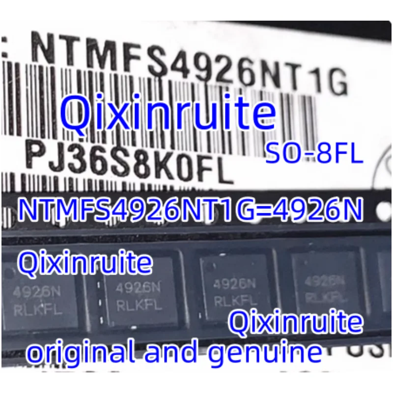 Qixinruite   Original NTMFS4926NT1G=4926N SMD SO-8FL N-channel 30V 9A MOSFET