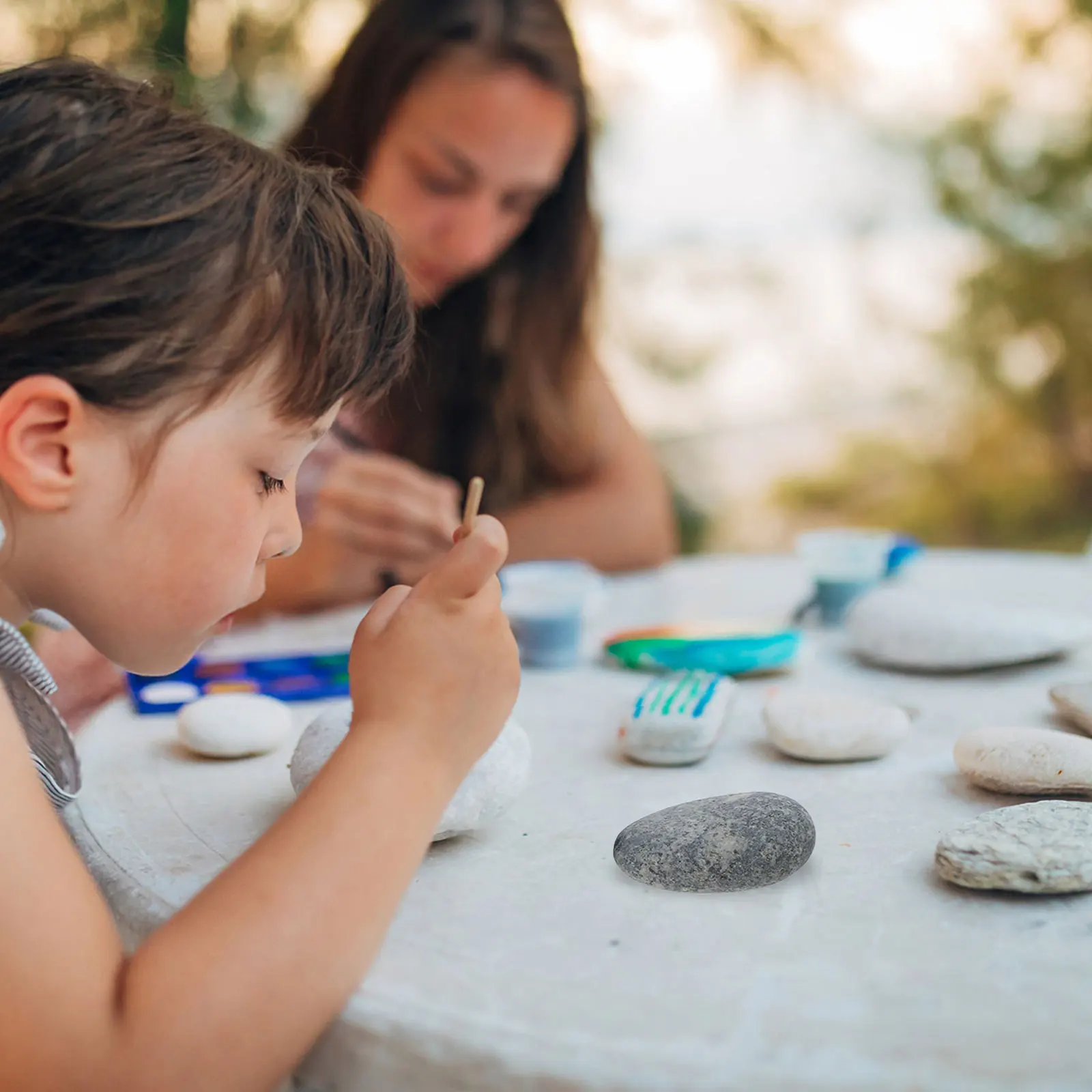 

10Pcs Painting Rocks and Stones Hand-Selected Smooth Surface DIY Art Creation Pebbles Random Color Painting Rocks and Stones