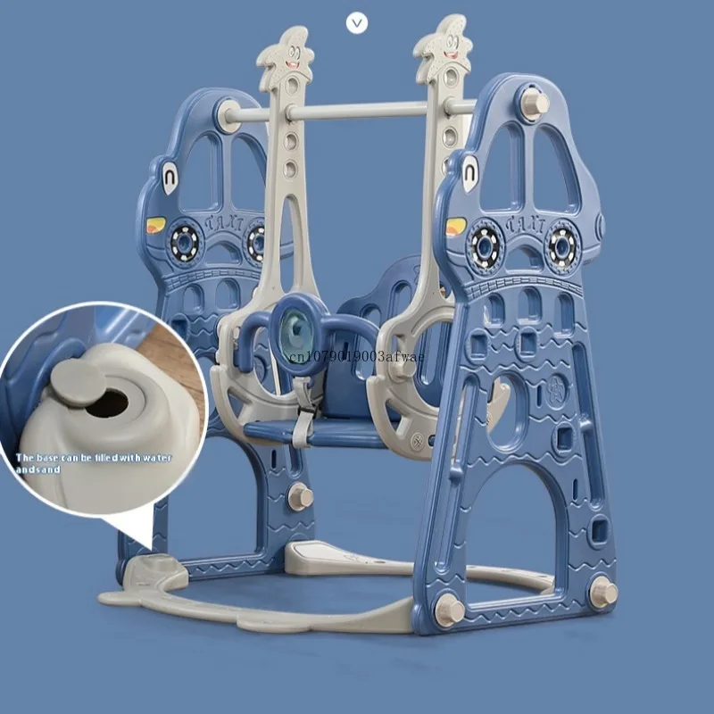 Multifunctional Children Toy Slide Swing Combination Household Baby Climb Prop Indoor Playground Car Shape Slide Toys for Kids