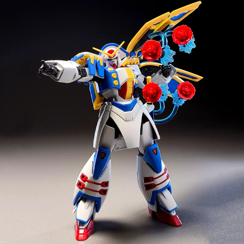 

HG 1/144 Mobile Fighter G Rose Mech Assembly Model Kit Action Figure Desktop Decoration Doll Collectible Surprise Gift