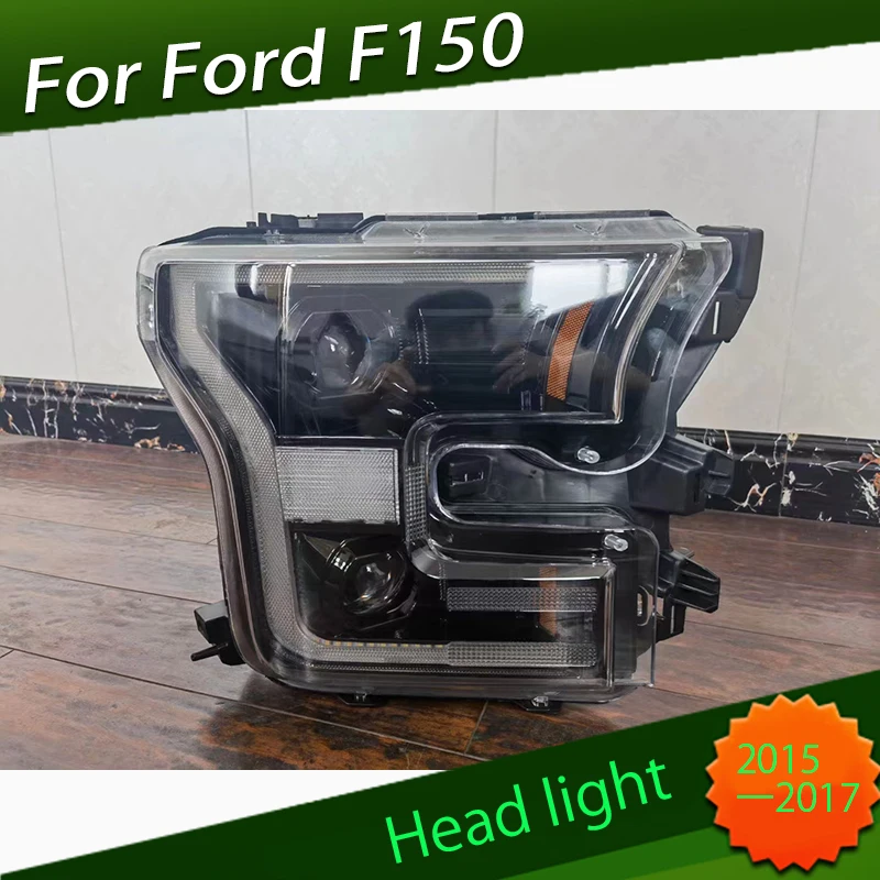 

LED Headlight Front Lamp Assembly For Ford F150 2015-2017 Daytime Running Lights + Turn Signal