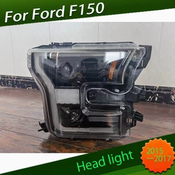 Gruppo faro anteriore a LED per luci di marcia diurna Ford F150 2015-2017 + indicatori di direzione