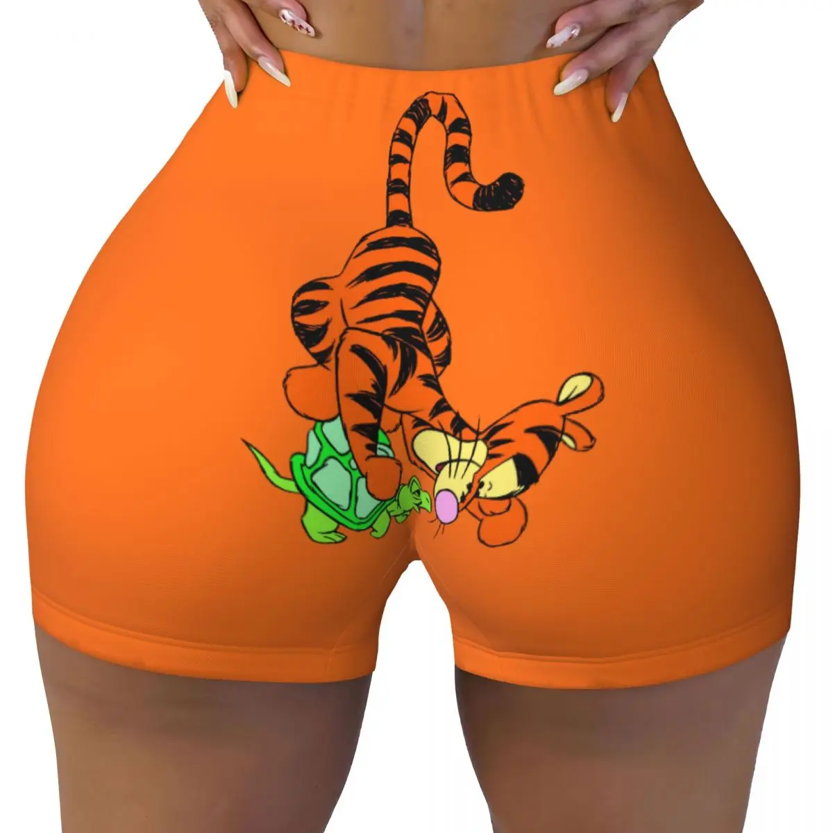 

Пользовательские шорты для тренировок My Friends Tigger Pooh для женщин, шорты для бега в тренажерном зале, волейбола, йоги