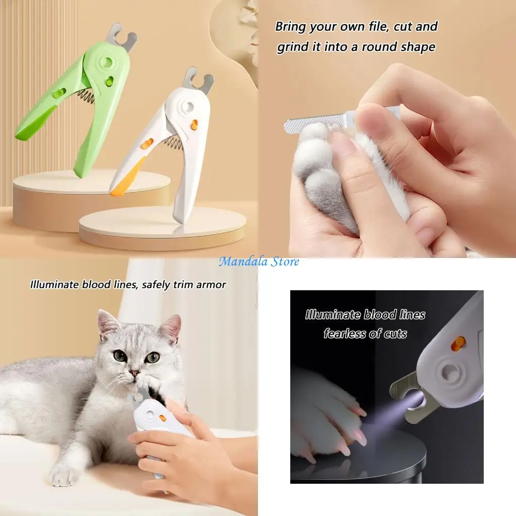 

U2JC Easy Handles Pet Cutter Dog Grooming Supplies Safe Trimming Tool