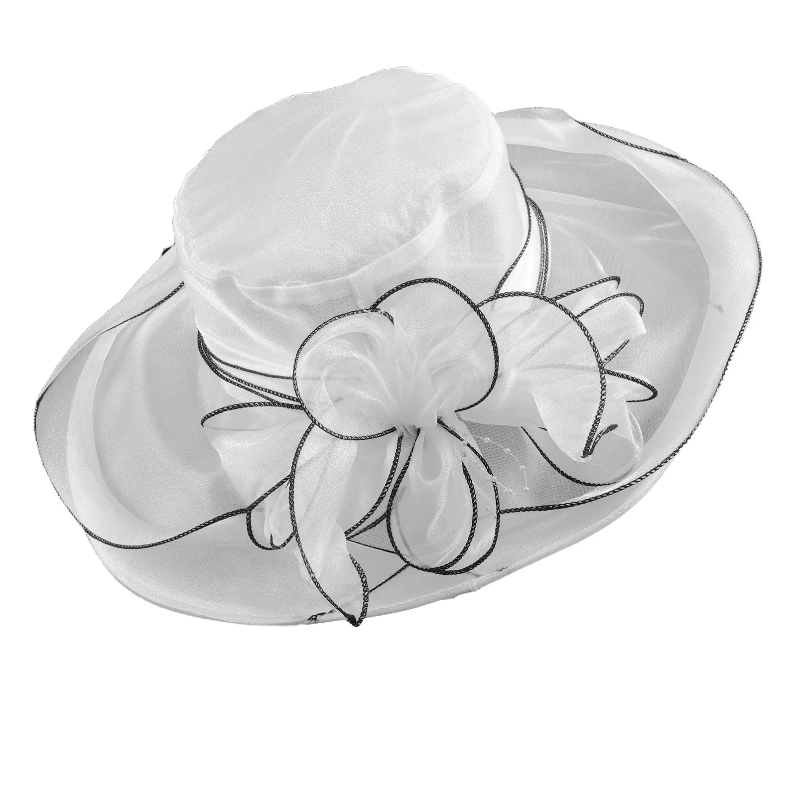 

Adjustable Organza Wide Brim Hat Women Sunshade Hat Lightweight Breathable Outdoor Beach Travel Hiking Uv Protection Fashion