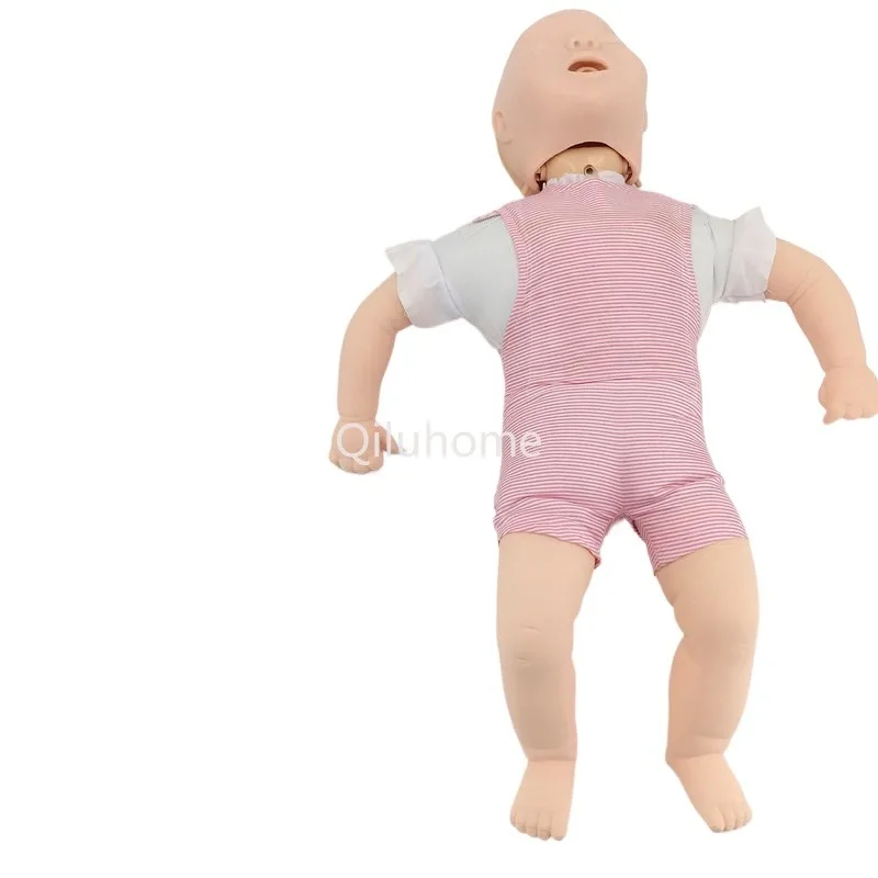 Infant airway obstruction training  cardiopulmonary resuscitation choking dummy Medical teaching tool Infant infarction model