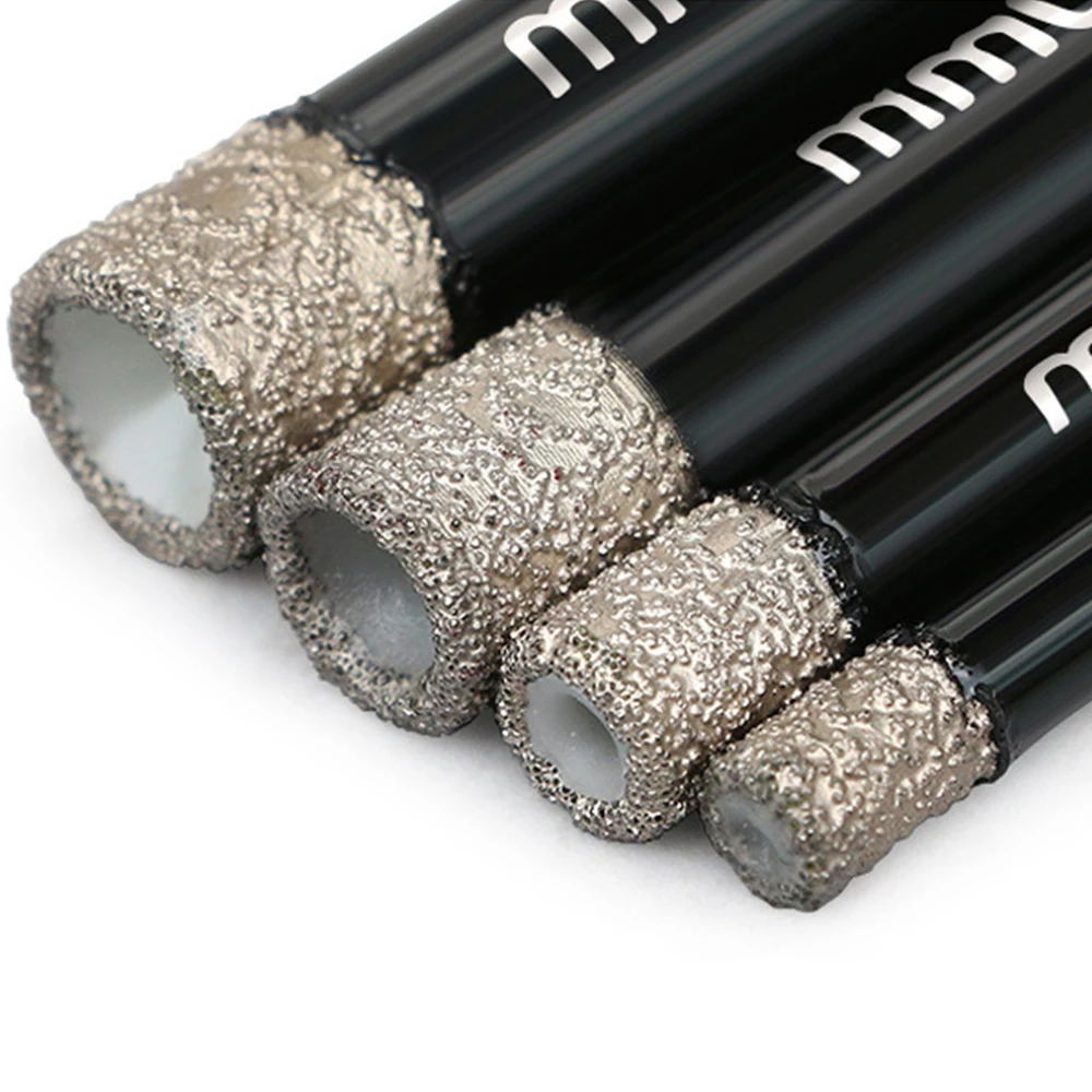 1PC Diamond Brazing Hole Opener 5-16mm Multifunctional Round Handle Dry Drilling Stone Vitrified Brick All Ceramic Drill Bit