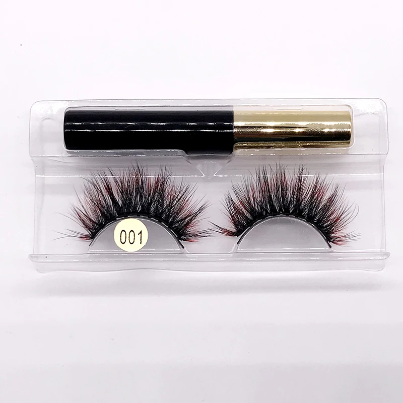 3D Farbigen Magnetischen Wimpern Set Wasserdicht Anhaltende Natürlich Magnetische Eyeliner 5 Magnet Make-Up Verlängerung COSPLAY Falsche Wimpern