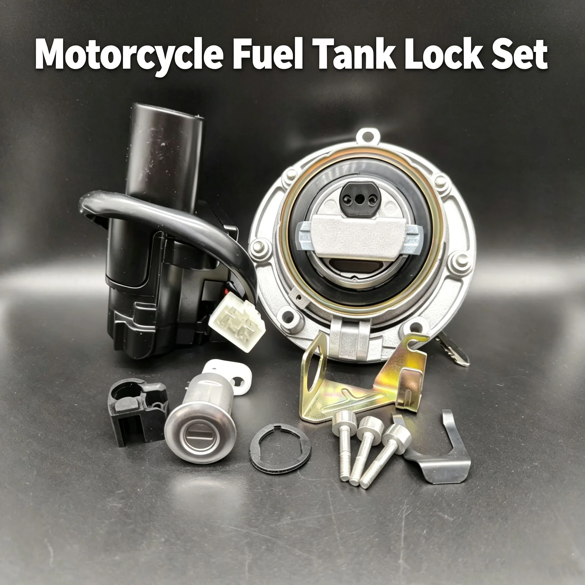 Ignition Switch Gas Cap Seat Key Lock Set for Honda DEAUVILLE NT650V 98-05 NT700V 06-10 ST1300 Pan-European 03-11