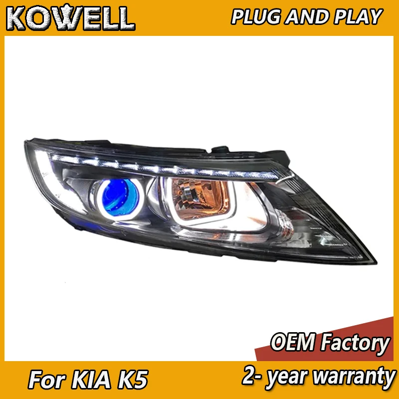 Car Styling for KIA K5 Headlight 2015-2018 Optima Headlight DRL Turn Signal High Beam Projector Lens